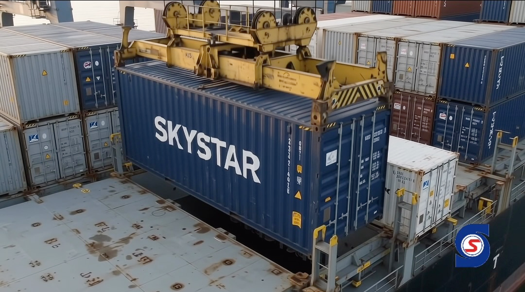 How Skystar Handles a Container From Booking to Vessel Loading